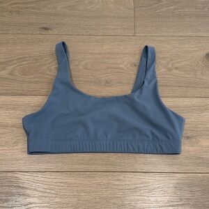 VUORI‎ Blue Gray Daily Sports Bra Pullover Active Workout Medium Support Size L